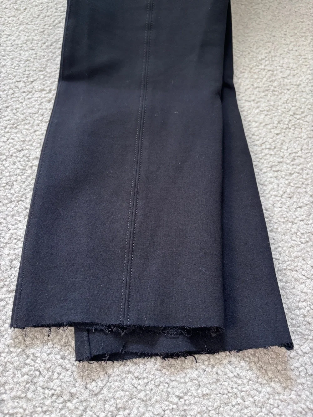 SPANXsmooth™ PerfectFit Ponte Ankle Straight Pant Pull On Black Size Small